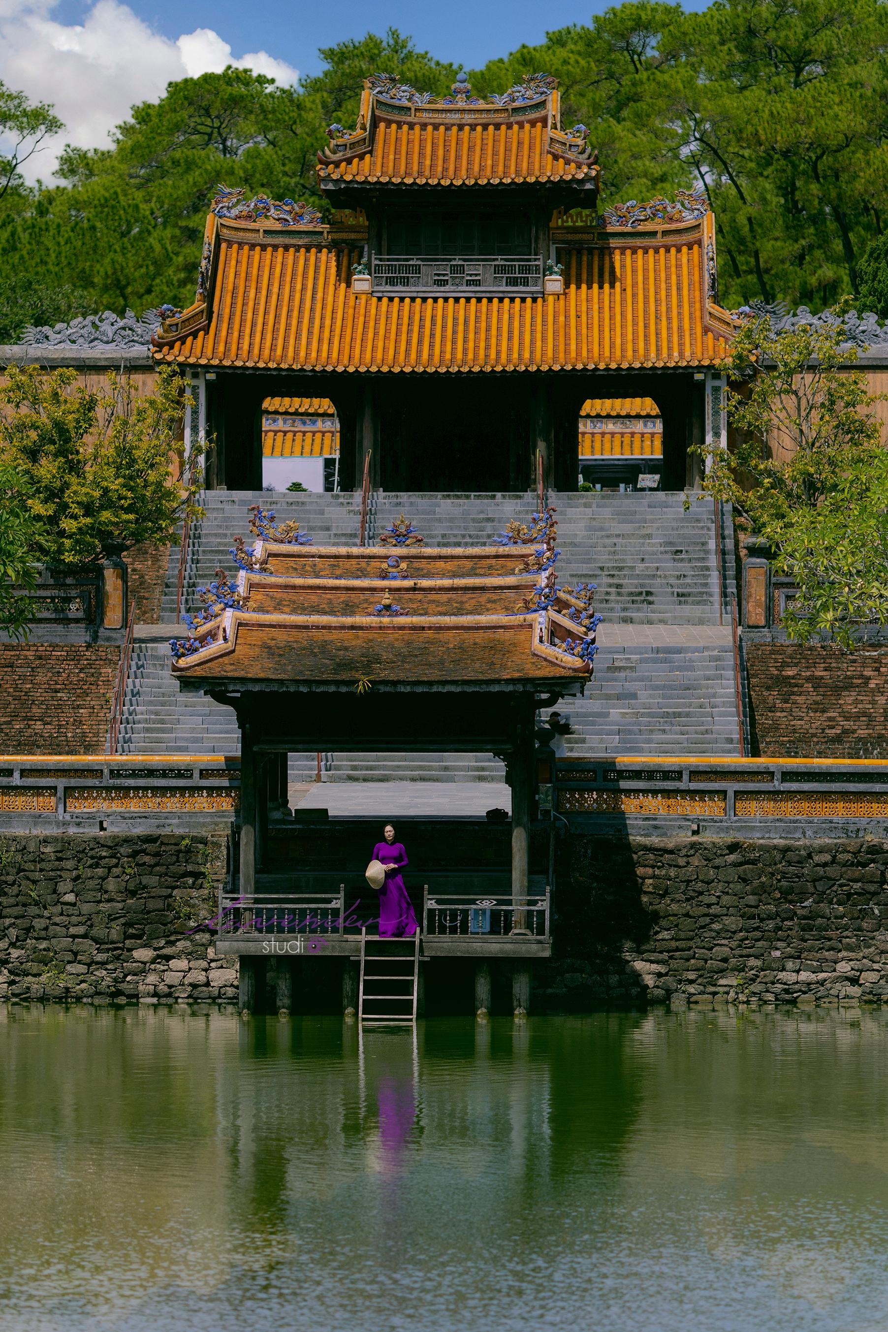 Studio cho thuê áo dài ở Huế giá rẻ-Lavender